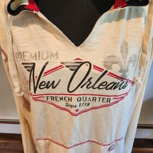 Vintage New Orleans long-sleeved shirt.